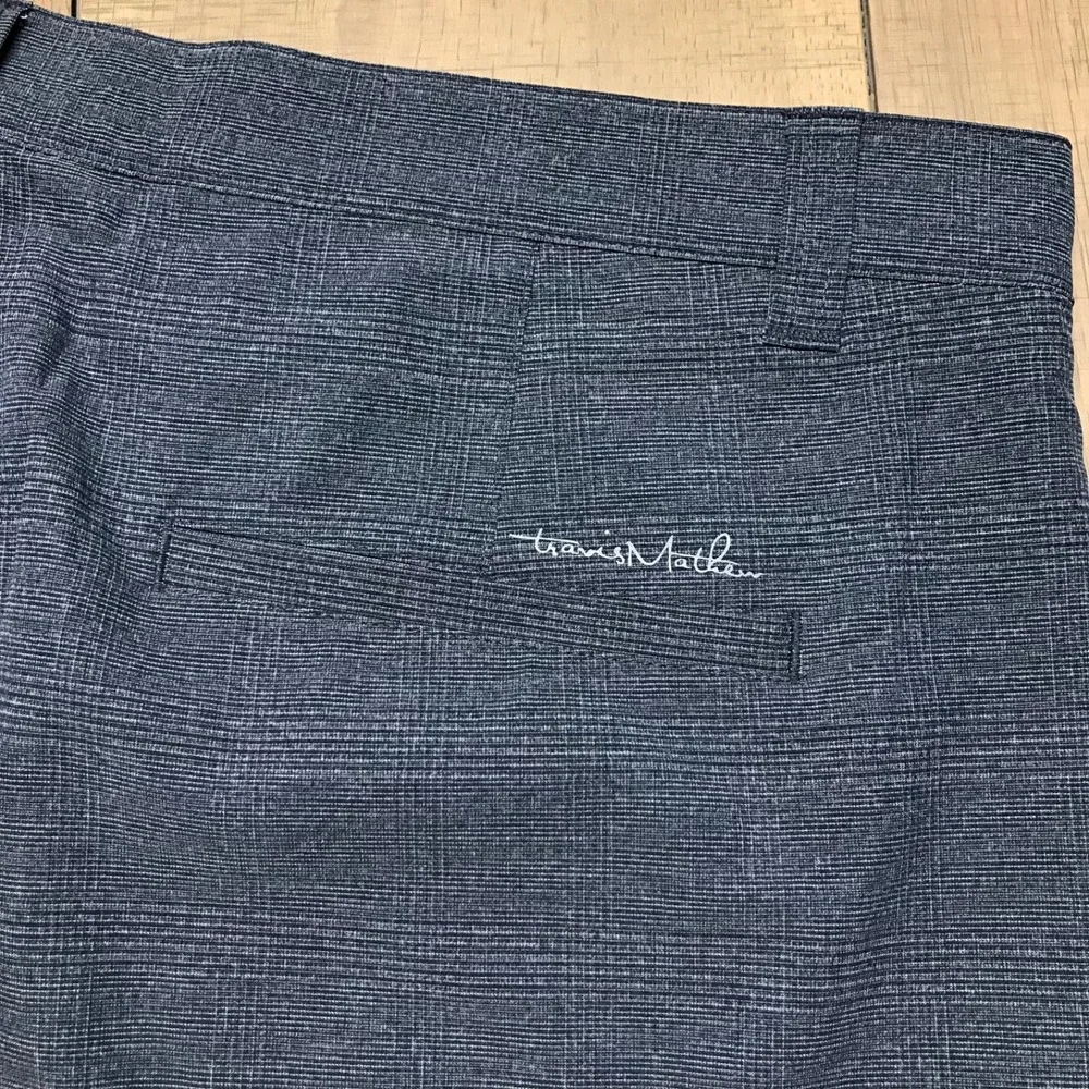 Travis Mathew Shorts Mens Size‎ 38 Blue Performance Golf Chino Preppy Stretch 9